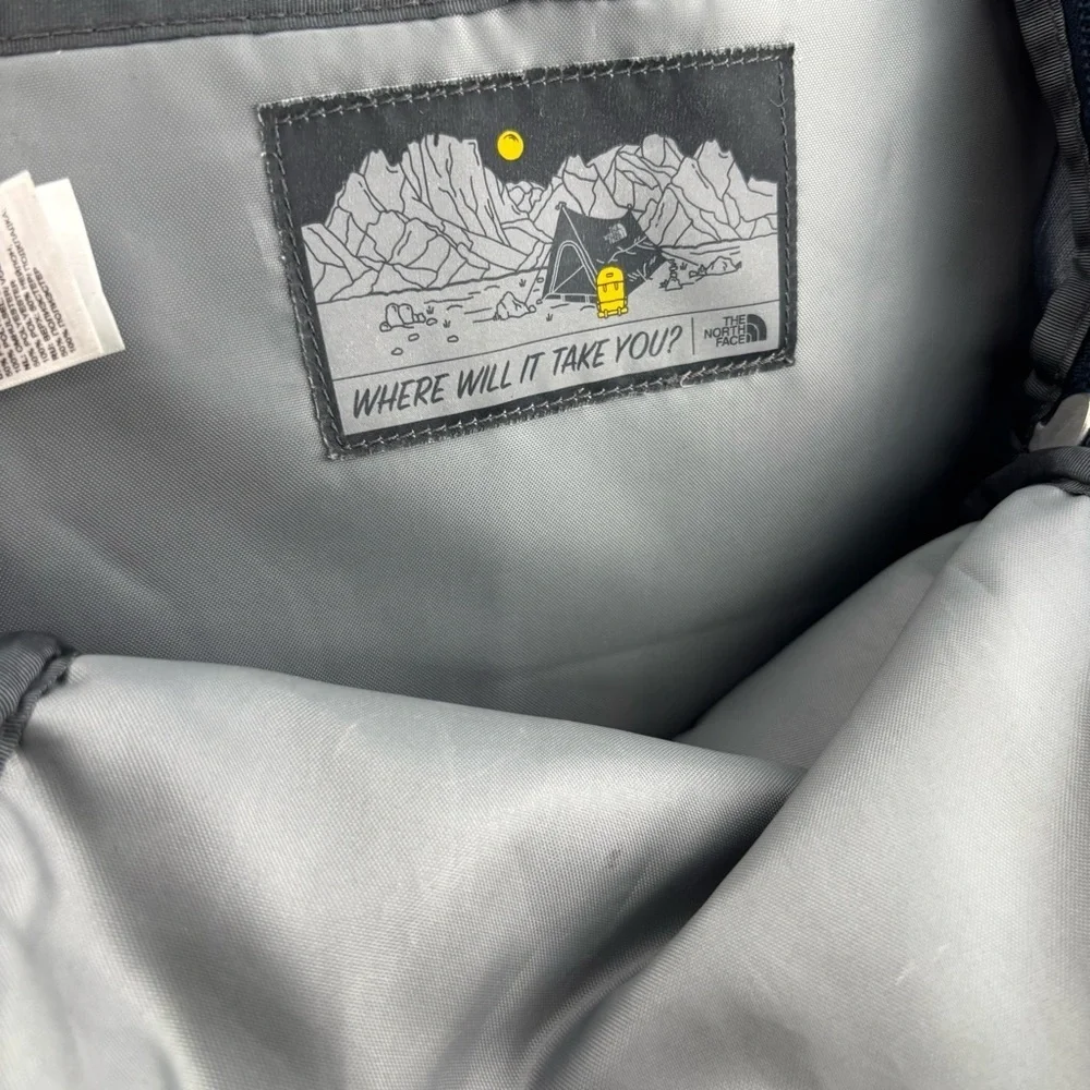 The North Face Blue Backpack with Durable Design and Versatile Functionality
